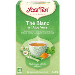 Yogi Tea Thé Blanc à l' Aloe Vera - 17 Sachets