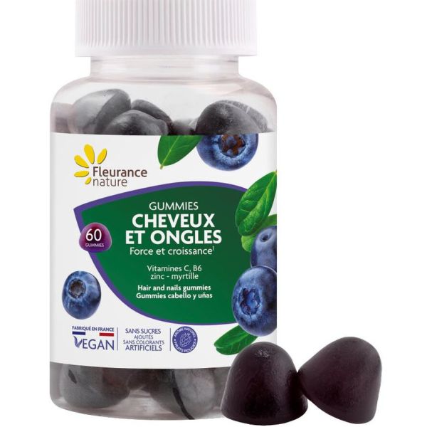 Fleurance Nature Gummies Cheveux et ongles 60 gummies