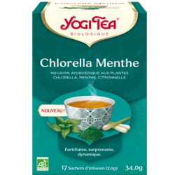 Yogi Tea Infusion Chlorella menthe - 17 sachets