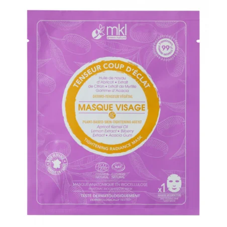 MKL masque visage tenseur coup d'éclat