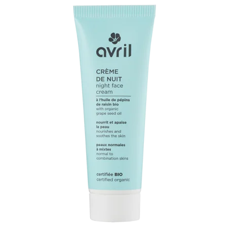 Avril Crème de Nuit Peau Normale à Mixte 50ML