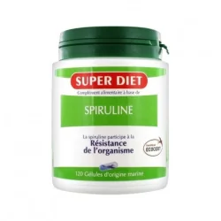 Superdiet Spiruline Bio 120 capsules