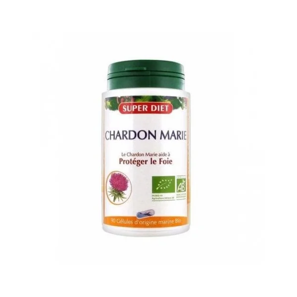 Superdiet Chardon Marie Bio - 90 Gélules