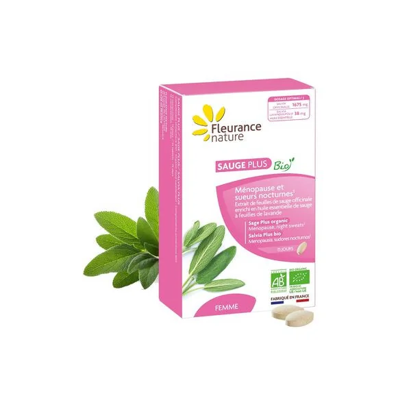 Fleurance nature sauge plus bio 15 comprimés