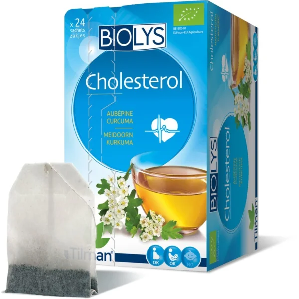 Biolys Cholestérol Aubépine-Curcuma 24 sachets