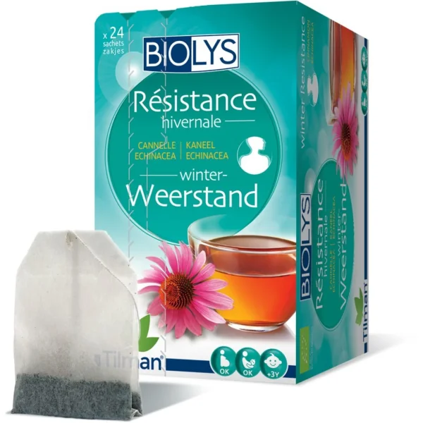 Biolys Résistance Hivernale Cannelle-Echinacea 24 sachets