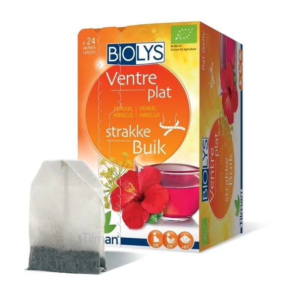 Biolys Ventre Plat Fenouil-Hibiscus 24 sachets