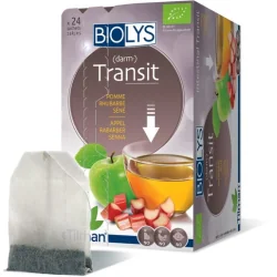 Biolys Transit Pomme & Rhubarbe-Séné - 24 sachets