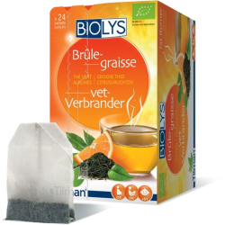 Biolys Brûle Graisse Thé Vert & Agrumes - 24 sachets