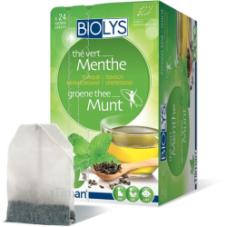 Biolys Thé Vert & Menthe - 24 sachets