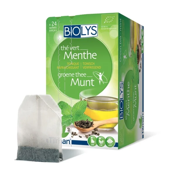 Biolys Thé Vert & Menthe - 24 sachets