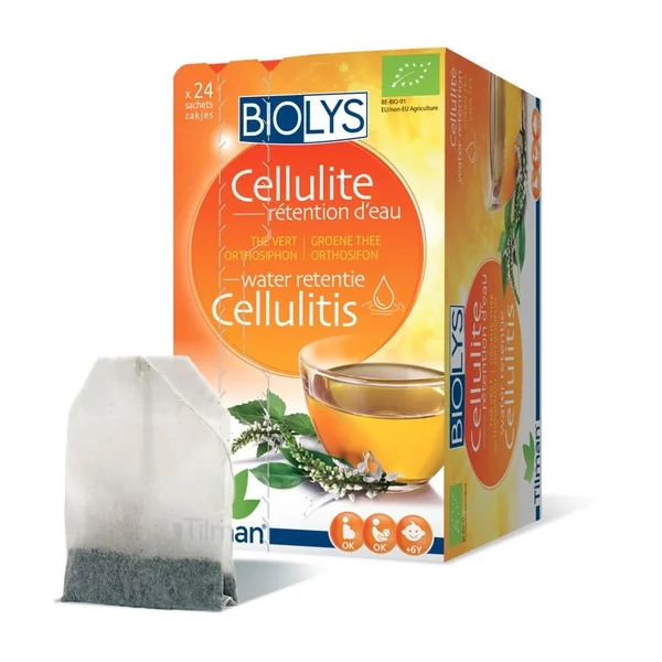 Biolys Cellulite Thé Vert-Orthosiphon 24 sachets