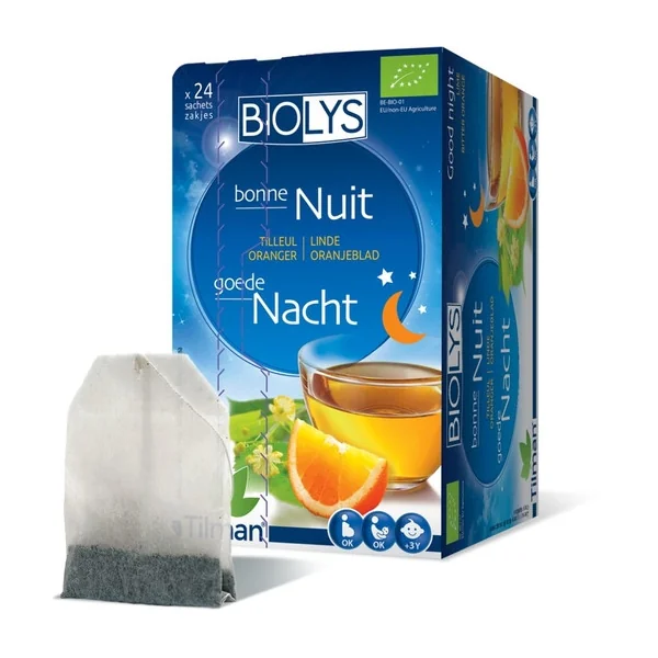 Biolys Bonne Nuit Tilleul & Oranger - 24 sachets