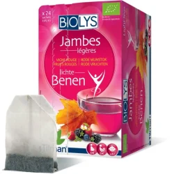 Biolys Jambes Légères Vigne Rouge & Fruits Rouges - 24 sachets