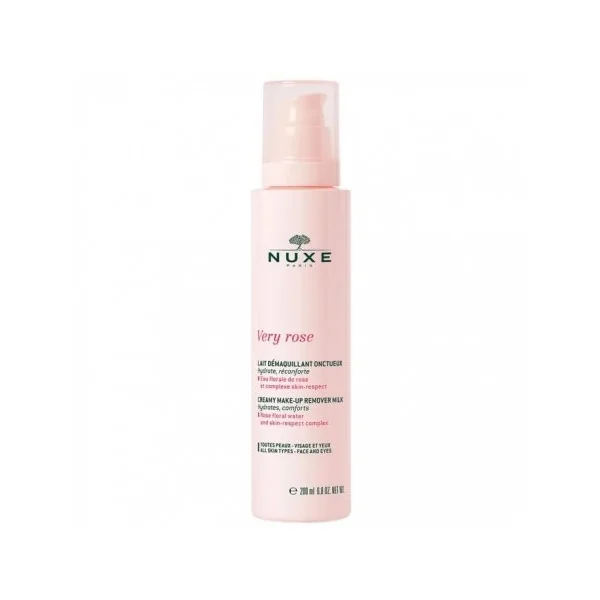 Nuxe Very Rose Lait Démaquillant Onctueux - 200 ML